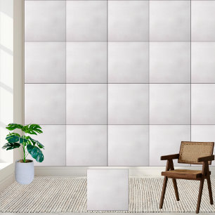 Modern Minimalist White Frosted Textured Ceramic Tile