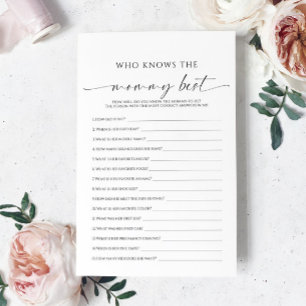 Modern Minimalist Who Knows The Mommy Best Game