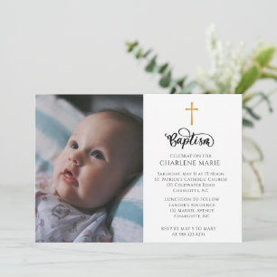 Modern Minimalistic Baby Shower Invitation