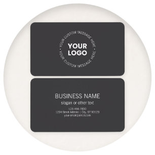 Modern Minimalistic Company Logo/any Image   Gray 