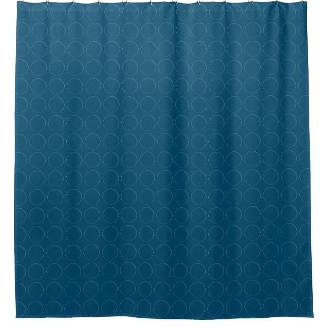 Modern Minimalistic Design  Shower Curtain (Front)
