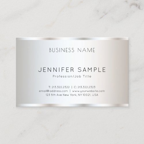 Modern Minimalistic Elegant Professional Template Business Card