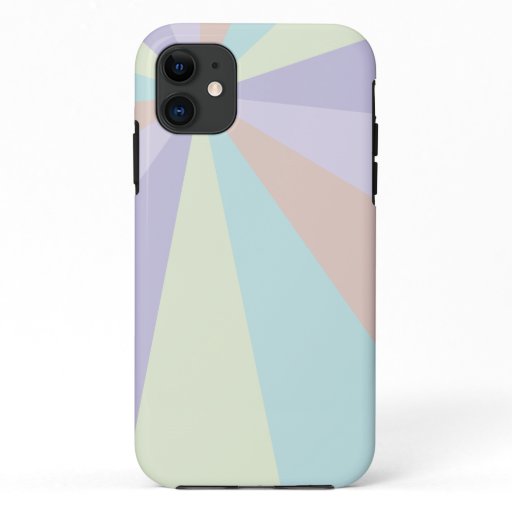 Modern minimalistic lila blue yellow  iPhone 11 case