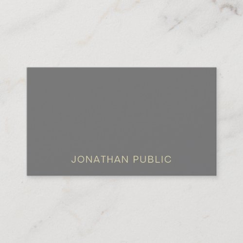 Modern Minimalistic Professional Luxury Elegant Business Card