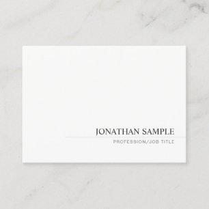 Modern Minimalistic Professional Simple Template Business Card