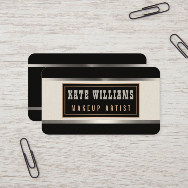 Modern minimalistic simple professional business c card (Front/Back In Situ)