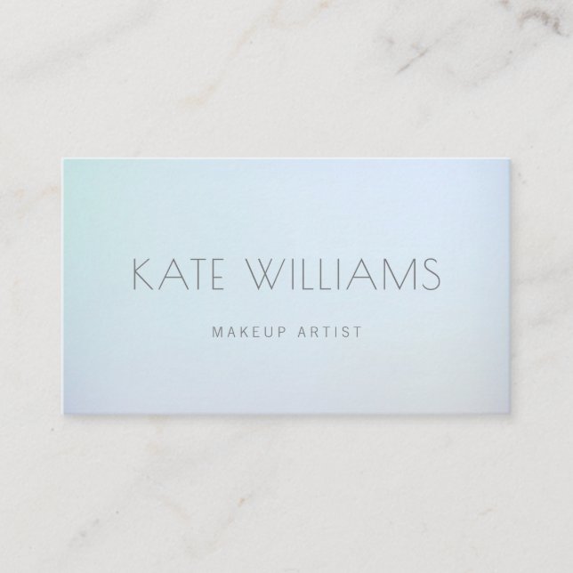 Modern minimalistic simple professional luminous p business card (Front)