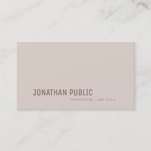 Modern Minimalistic Template Elegant Colors Elite Business Card