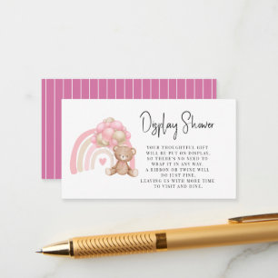 Modern minimlistic bunny baby shower enclosure