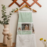 Modern Mint Collage Photo Dad Best Gift Apron<br><div class="desc">Modern Mint Collage Photo Dad Best Gift is a unique and personalized gift that is perfect for any occasion such as Father's Day, birthdays, or any other special day that honors fathers. This gift is designed to showcase the special moments and memories that you've shared with your dad throughout the...</div>