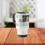 Modern Mint Collage Photo Dad Best Gift Travel Mug<br><div class="desc">Modern Mint Collage Photo Dad Best Gift is a unique and personalized gift that is perfect for any occasion such as Father's Day, birthdays, or any other special day that honors fathers. This gift is designed to showcase the special moments and memories that you've shared with your dad throughout the...</div>