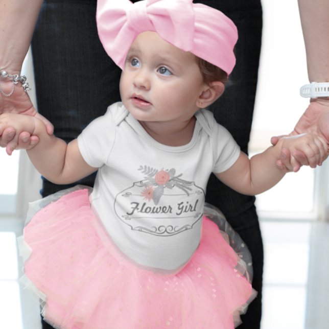 Modern Mint  Damask Wedding Invite Baby Bodysuit (Creator Uploaded)