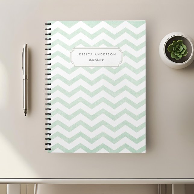 Modern Mint Green Notebook (Creator Uploaded)