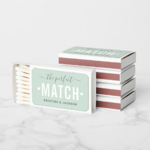 Modern Mint Green Perfect Match Wedding