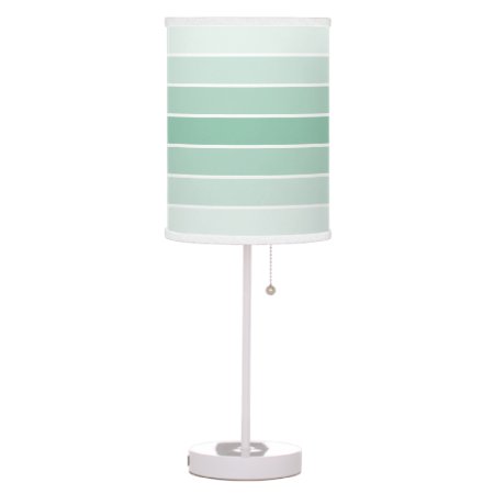 Modern Mint Ombre Table Lamp