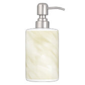 Modern Misty Ivory Pastel Dual Bath Set (Right)