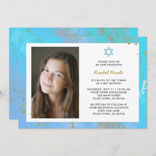 Modern Mitzvah  Photo Invitation