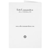 Modern Mobile Mighty Navy Card (Back)