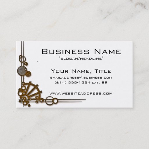 Customizable Modern (Mod) Design 3 Business Cards