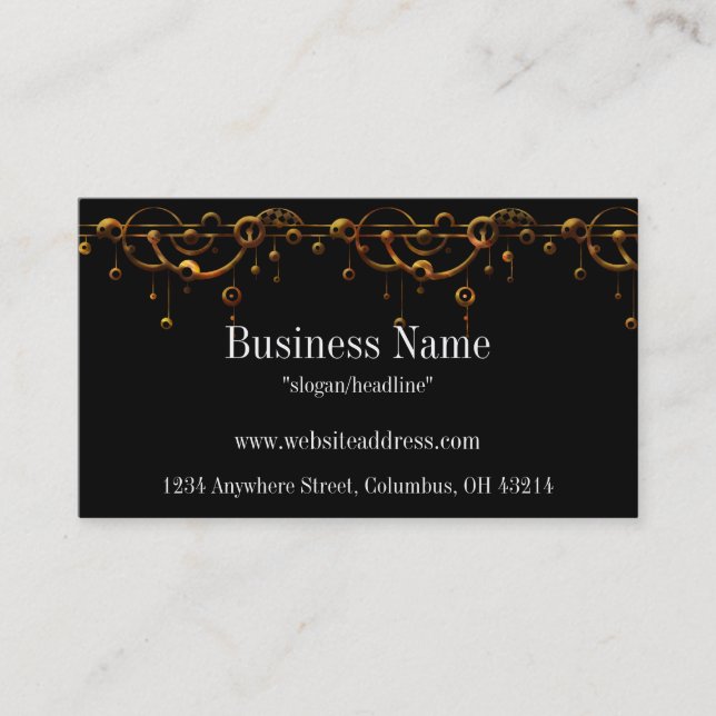 Modern (Mod) Design 7 Business Cards (Front)