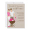 Modern Mom Dad Carriage Couple Baby Shower