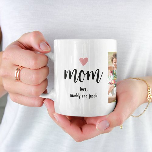 Modern Mom Heart  Coffee Mug