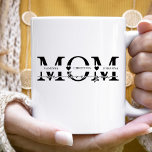 Modern Mom Kids Names Mother's Day Coffee Mug<br><div class="desc">Celebrate a modern mom in style with this custom Mother's Day mug,  featuring her kids' names for a truly personal touch.</div>