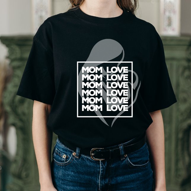 Modern Mom Love – Minimalist Mother’s Day  Tri-Blend Shirt (Creator Uploaded)