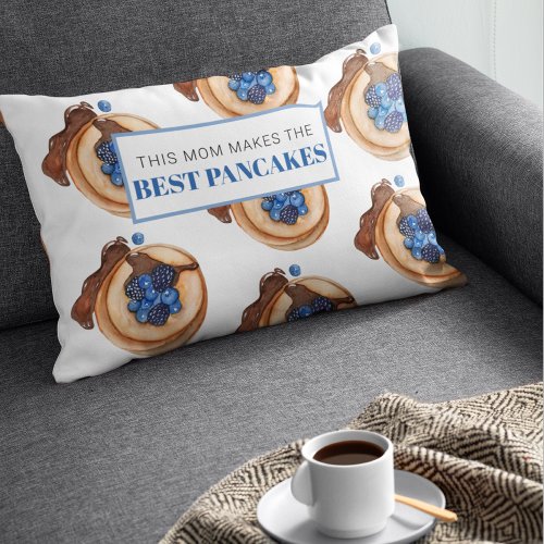 Modern Mom Makes Best Pancakes Gift Accent Pillow