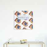 Modern Mom Makes Best Pancakes Gift Canvas Print<br><div class="desc">Looking for a unique and personalized gift for the mom who loves to cook? Check out our "Modern Mom Makes Best Pancakes" gift collection on Zazzle!

This collection features a variety of products with a fun and playful pancake design,  including aprons,  tote bags,  coffee mugs,  and more.</div>