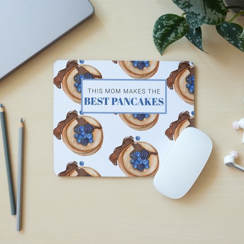 Modern Mom Makes Best Pancakes Gift Mouse Pad