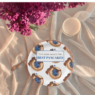 Modern Mom Makes Best Pancakes Gift Paper Plates