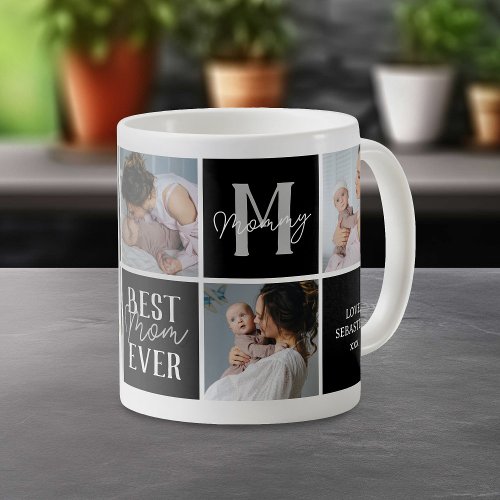 Modern Mom Photo Collage Coffee Mug