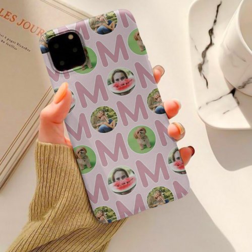 Modern Mom Photo Template Blush Pink  iPhone 13 Pro Case