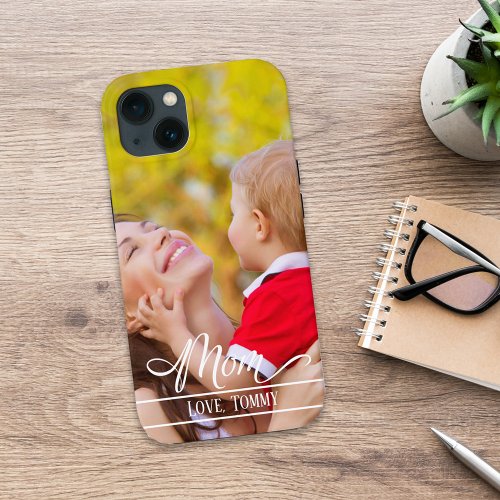 Modern Mom Stylish Photo Trendy  iPhone 13 Case