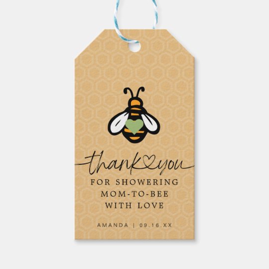 Modern MomTobee Baby Shower Gift Tags