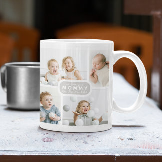 Modern Mommy 4 Photo Gray Coffee Mug
