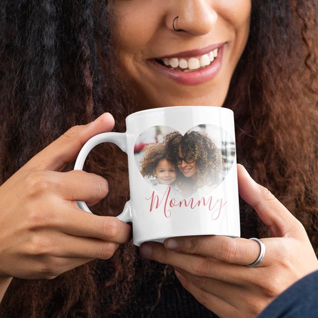Modern Mommy | Heart Photo | Coffee Mug (Creator Uploaded)