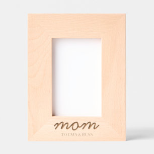 Modern Mommy Personalized Kids Names Mother's Day Engraved Frames