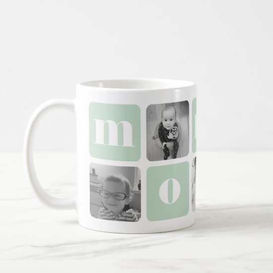 Modern Mommy Photo Collage Coffee Mug