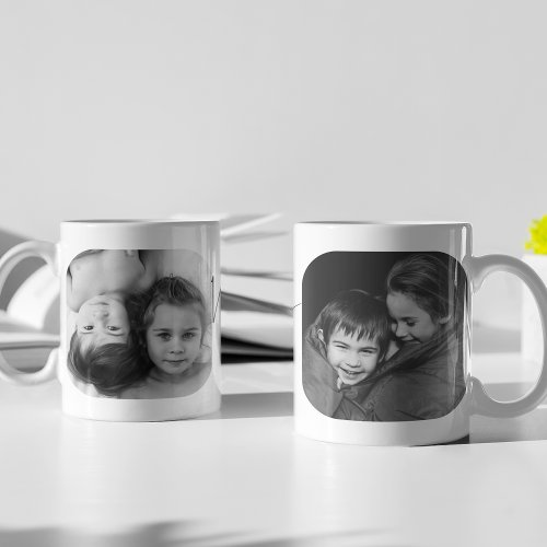 Modern Mommy Photo Collage  Coffee Mug