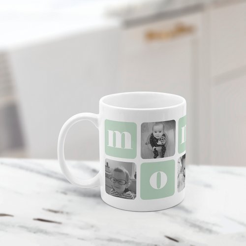 Modern Mommy Photo Collage Coffee Mug