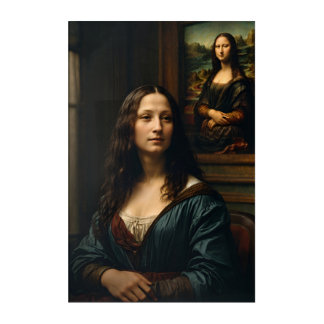 Modern Mona Lisa Acrylic Print