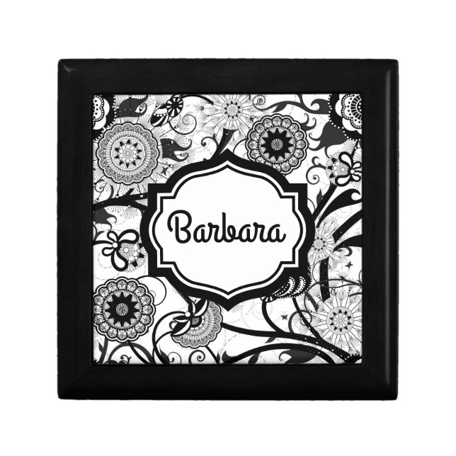 Modern Monochrome  Custom Gift Box (Front)