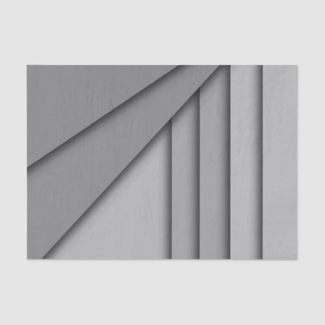 Modern Monochrome Tissue Paper (Front)
