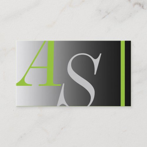 Modern Monogram 101 Business Cards