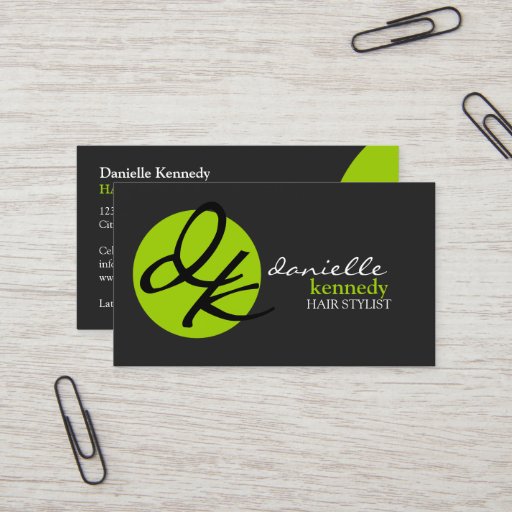 Customizable Modern and Elegant Stylist Business Card