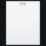 Modern Monogram Black and White Stationery<br><div class="desc">Modern Monogram Black and White Stationery</div>
