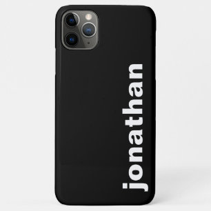 Modern Monogram Black iPhone 11 Pro Max Case