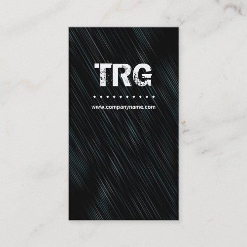 Modern Monogram Business Card